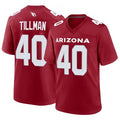 A.Cardinals #40 Pat Tillman Player Cardinal Game Home Edoa Stitched Jerseys