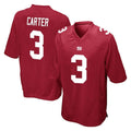 NY.Giants #3 Abdul Carter Player Red Home Game Edoa Stitched Jerseys