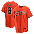 B.Orioles #8 Cal Ripken Player Orange Home Game Edoa Stitched Jerseys