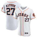 H.Astros #27 Jose Altuve Player White Limited Elite Home Edoa Stitched Jerseys