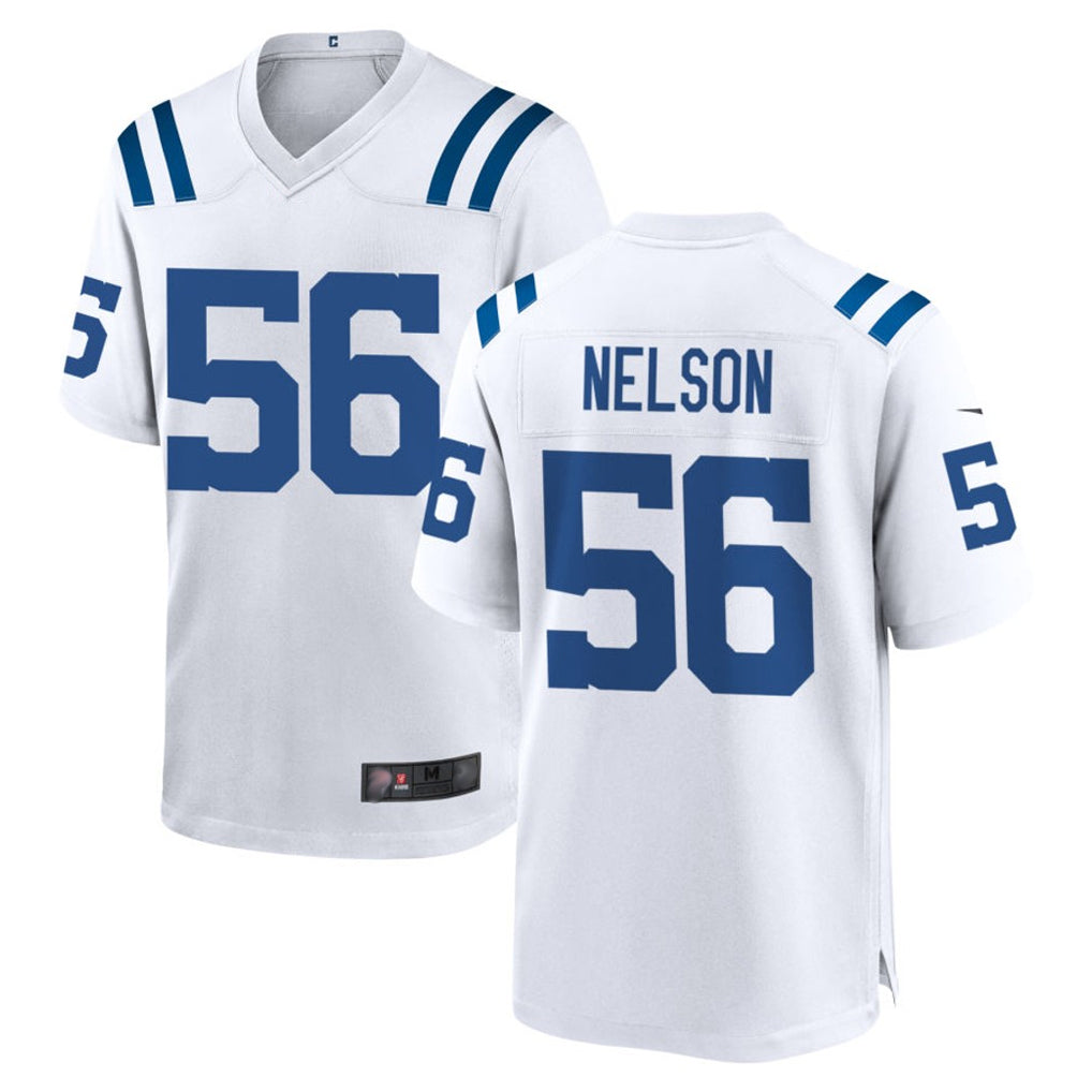 IN.Colts #56 Quenton Nelson Player White Home Game Edoa Stitched Jerseys