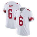 NY.Giants #6 Jaxson Dart Player White Limited Vapor Untouchable Home Game Edoa Stitched Jerseys