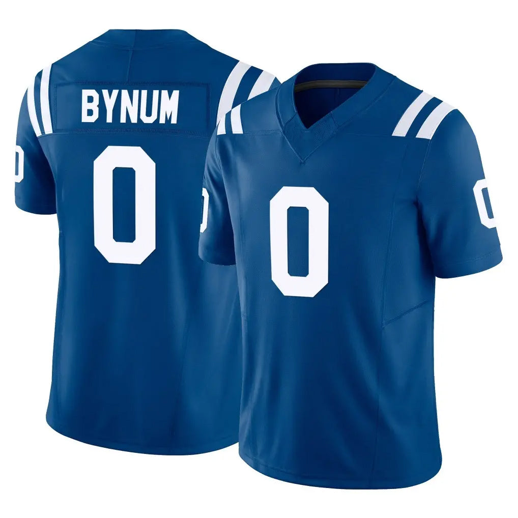 IN.Colts #0 Camryn Bynum Player Royal Limited Vapor F.U.S.E. Home Game Edoa Stitched Jerseys