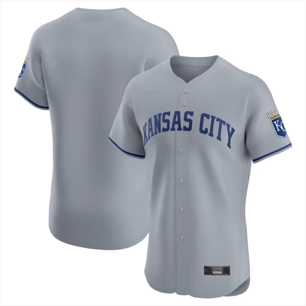 KC.Royals ## Royals Blank Player Gray Limited Elite Home Edoa Stitched Jerseys