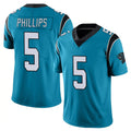 C.Panthers #5 Jaelan Phillips Player Blue Vapor Untouchable Limited Game Edoa Stitched Jerseys