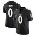 B.Ravens #0 Roquan Smith Player Black Vapor Untouchable Limited Home Game Edoa Stitched Jerseys
