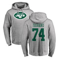 NY.Jets #74 Olu Fashanu Player Gray LOGO Pullover Hoodies Limited Game Edoa Stitched Jerseys
