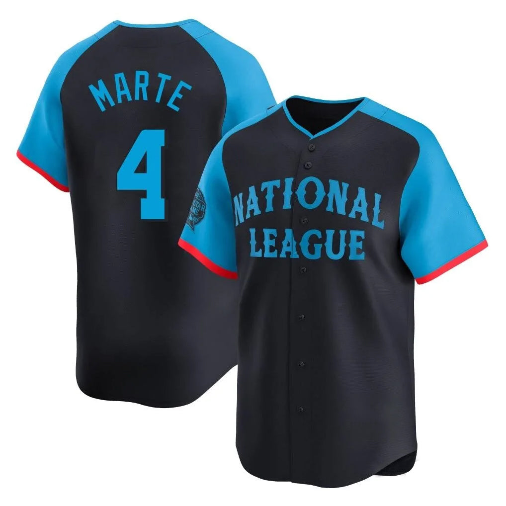 A.Diamondbacks #4 Ketel Marte Player Black National League All-Star Limited Home Game Edoa Stitched Jerseys
