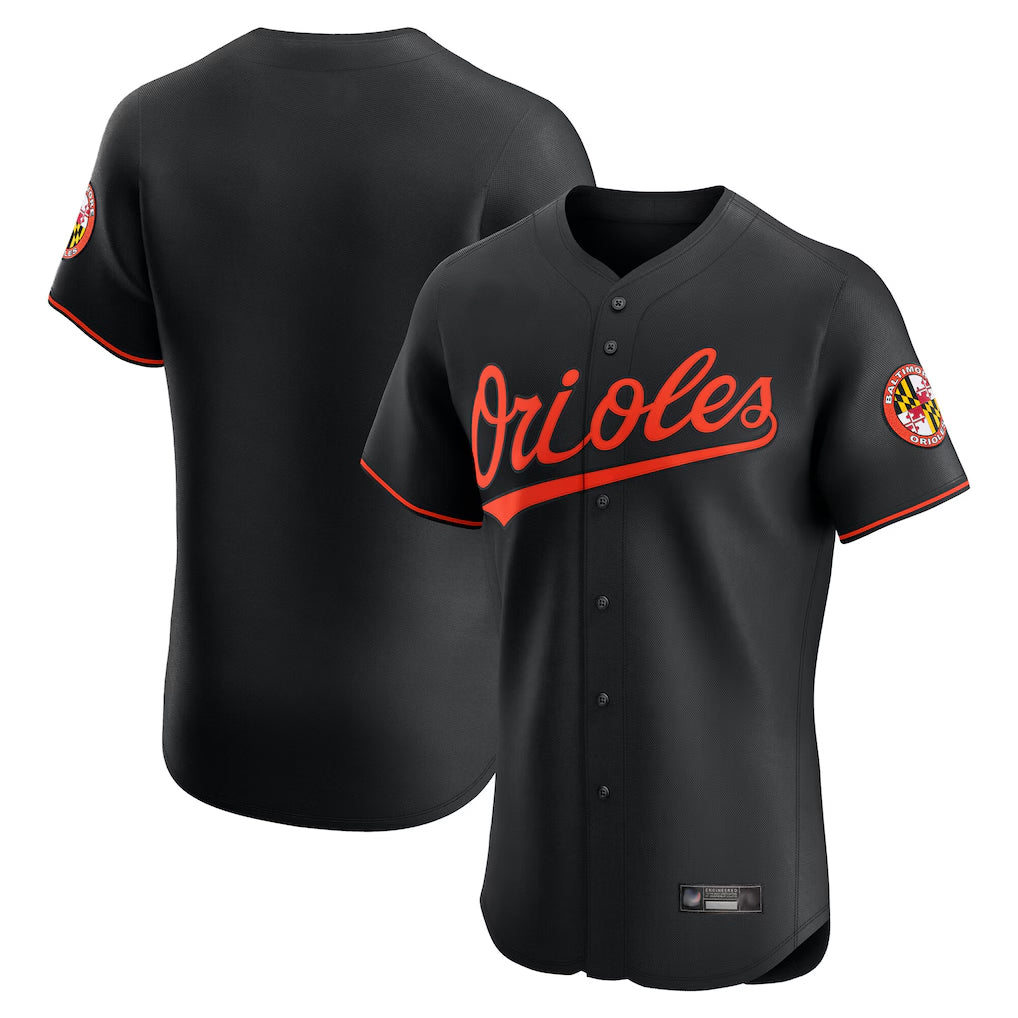B.Orioles ## Orioles Blank Player Black Limited Elite Home Game Edoa Stitched Jerseys