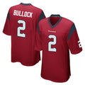 H.Texans #2 Calen Bullock Player Red Home Game Edoa Stitched Jerseys