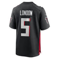 A.Falcons #5 Drake London Player Black Home Game Edoa Stitched Jerseys