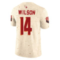 A.Cardinals #14 Michael Wilson Player Cream Rivalries Collection Vapor Limited Home Game Edoa Stitched Jerseys
