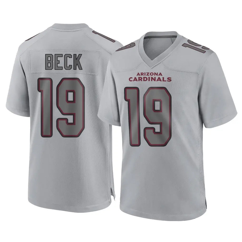 A.Cardinals #19 Carson Beck Player Gray Fashion Home Game Edoa Stitched Jerseys