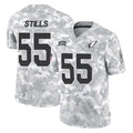A.Cardinals #55 Dante Stills Player Camo Salute to Service Limited Home Edoa Stitched Jerseys