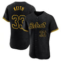 D.Tigers #33 Colt Keith Player Black Snake Skin City Limited Elite Home Edoa Stitched Jerseys