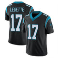 C.Panthers #17 Xavier Legette Player Black Vapor Untouchable Limited Game Edoa Stitched Jerseys