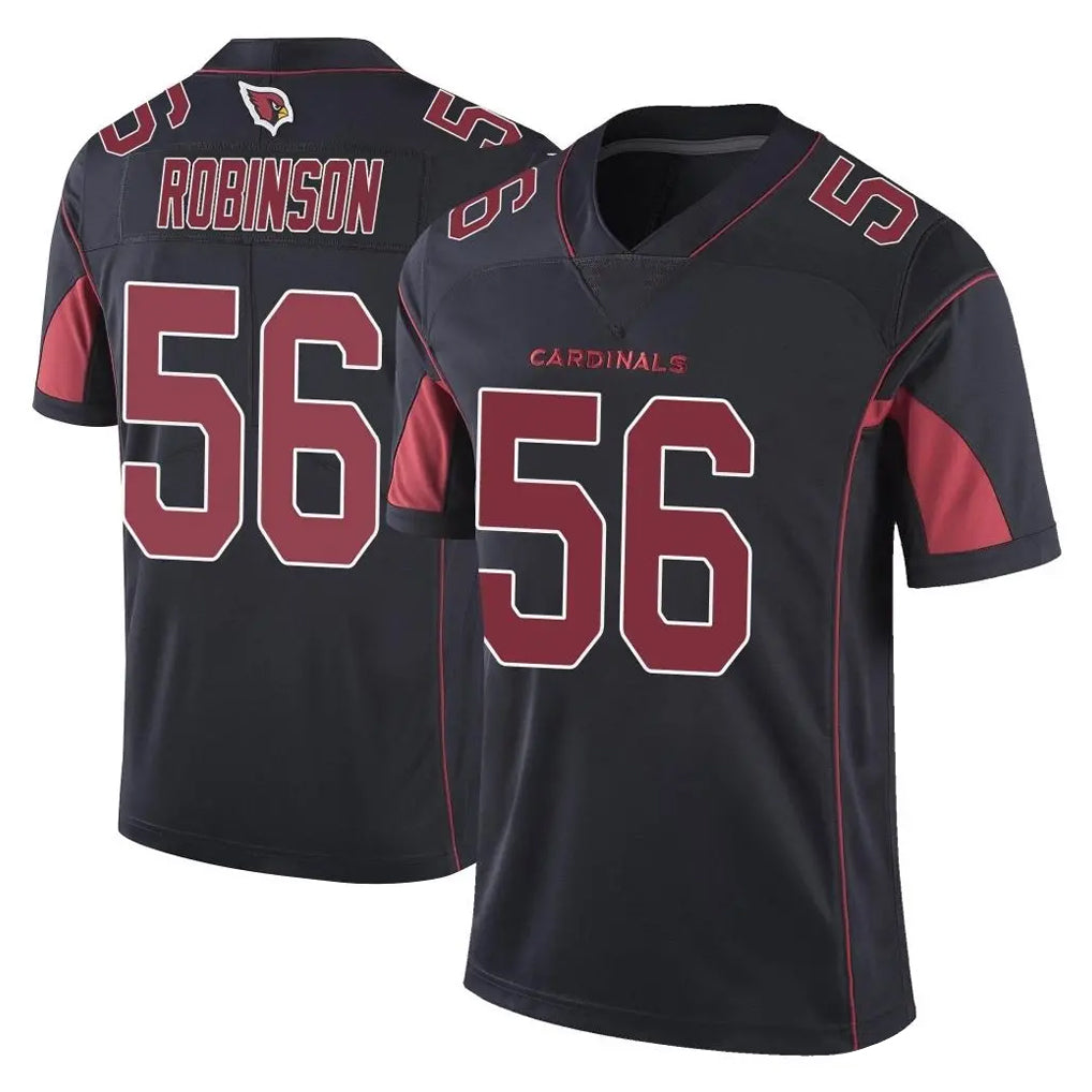 A.Cardinals #56 Darius Robinson Player Black Limited Color Rush Vapor Untouchable Home Game Edoa Stitched Jerseys