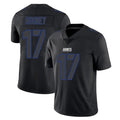 NY.Giants #17 Darnell Mooney Player Black Impact Limited Home Game Edoa Stitched Jerseys