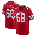 SF.49ers #68 Colton McKivitz Player Red Game Home Edoa Stitched Jerseys