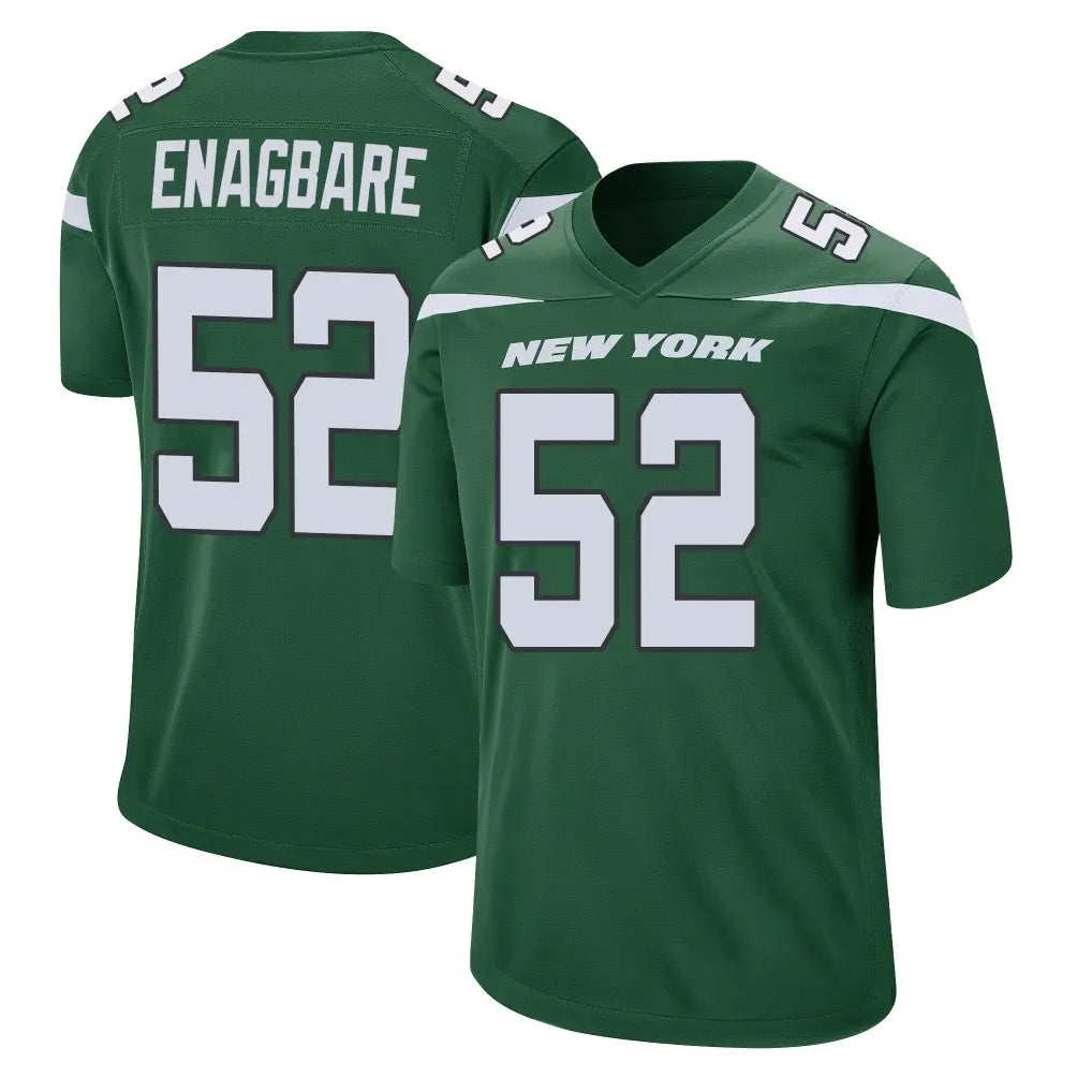 NY.Jets #52 Kingsley Enagbare Player Green Home Game Edoa Stitched Jerseys