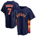 H.Astros #7 Craig Biggio Player Navy Home Game Edoa Stitched Jerseys