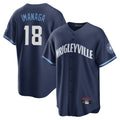 C.Cubs #18 Shota Imanaga Player Navy City Connect Home Game Edoa Stitched Jerseys