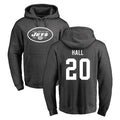 NY.Jets #20 Breece Hall Player Gray Pullover Hoodies Limited Game Edoa Stitched Jerseys