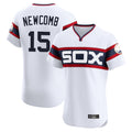 C.White Sox #15 Sean Newcomb Player White T-shirt Limited Elite Home Edoa Stitched Jerseys