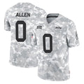 NY.Jets #0 Braelon Allen Player Arctic Camo Salute to Service Limited Game Edoa Stitched Jerseys