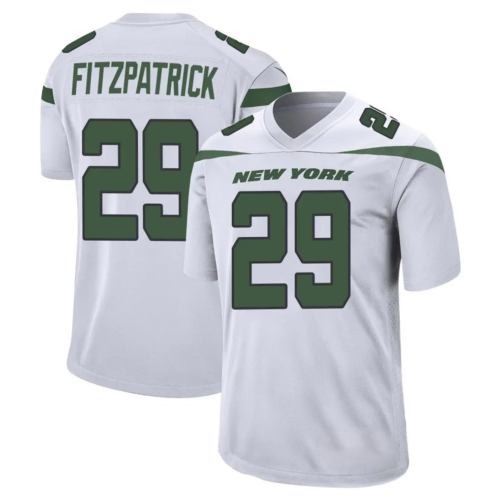 NY.Jets #29 Minkah Fitzpatrick Player White Spotlight Home Game Edoa Stitched Jerseys