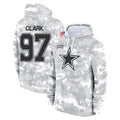 D.Cowboys #97 Kenny Clark Player Arctic Camo Salute to Service Hoodies Limited Game Edoa Stitched Jerseys