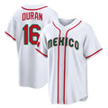 B.Red Sox #16 Jarren Duran Player White Mexico 2026 World Classic Home Game Edoa Stitched Jerseys