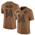 A.Cardinals #14 Michael Wilson Player Brown Salute To Service Limited Game Edoa Stitched Jerseys