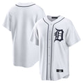 D.Tigers ## Tigers Blank Player White Home Game Edoa Stitched Jerseys