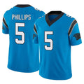 C.Panthers #5 Jaelan Phillips Player Blue Vapor F.U.S.E. Limited Home Game Edoa Stitched Jerseys