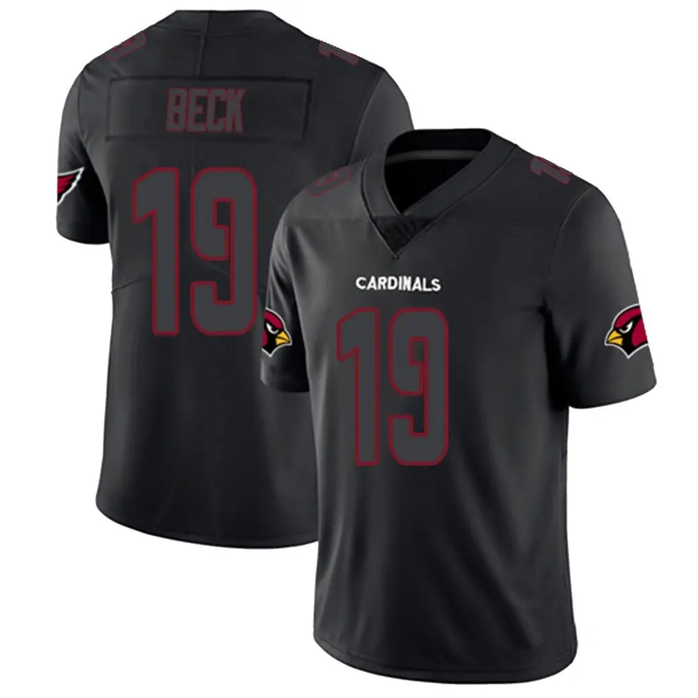 A.Cardinals #19 Carson Beck Player Black Impact Limited Home Game Edoa Stitched Jerseys