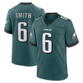 P.Eagles #6 DeVonta Smith Player Green Home Game Edoa Stitched Jerseys