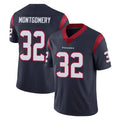 H.Texans #32 David Montgomery Player Navy Limited Vapor Untouchable Home Game Edoa Stitched Jerseys