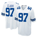 D.Cowboys #97 Kenny Clark Player White Home Game Edoa Stitched Jerseys