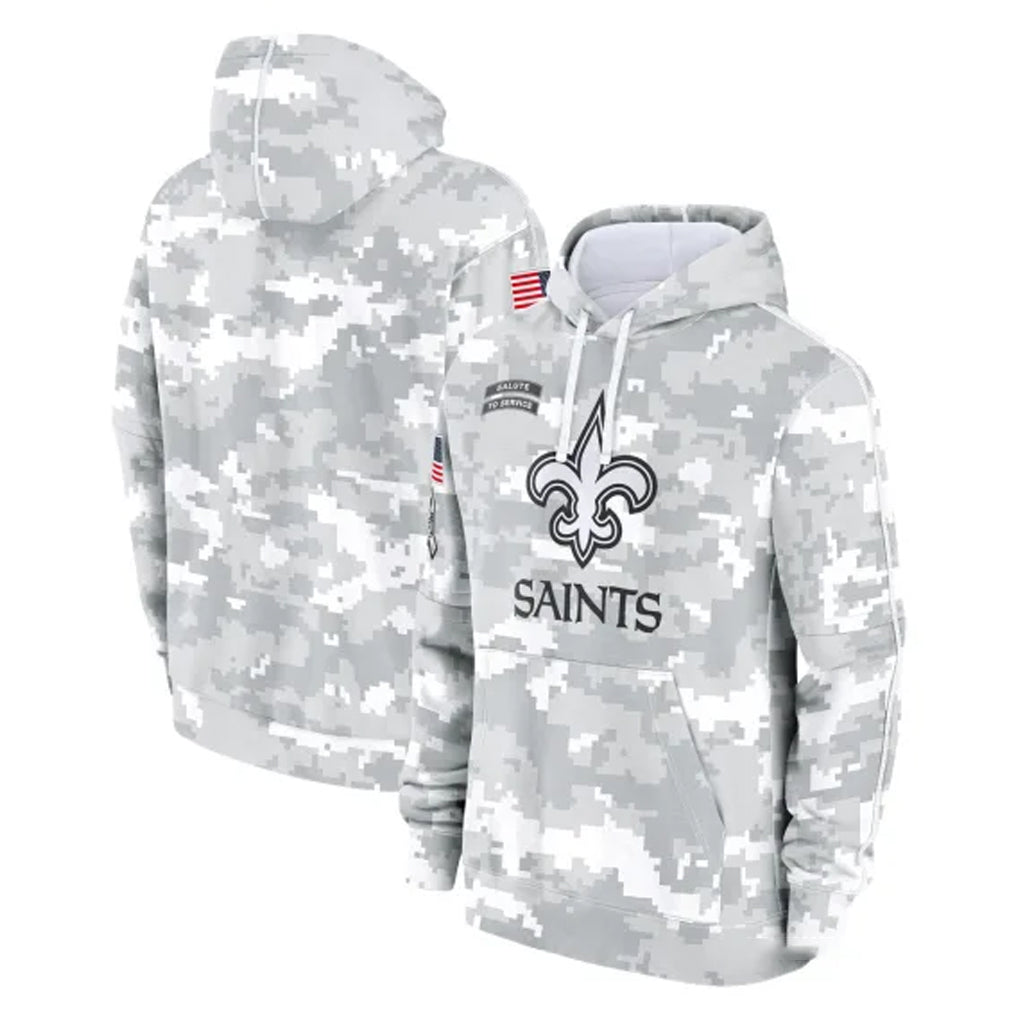 NO.Saints ## Saints Blank Player Arctic Camo Salute to Service Pullover Hoodies Limited Game Edoa Stitched Jerseys