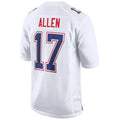 B.Bills #17 Josh Allen Player White Tundra Edoa Stitched Jerseys