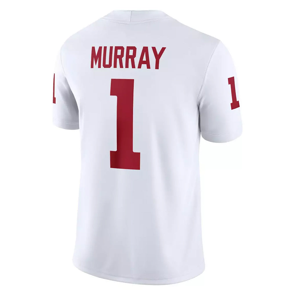 A.Cardinals #1 Kyler Murray Player White Dri-FIT Limited Home Game Edoa Stitched Jerseys