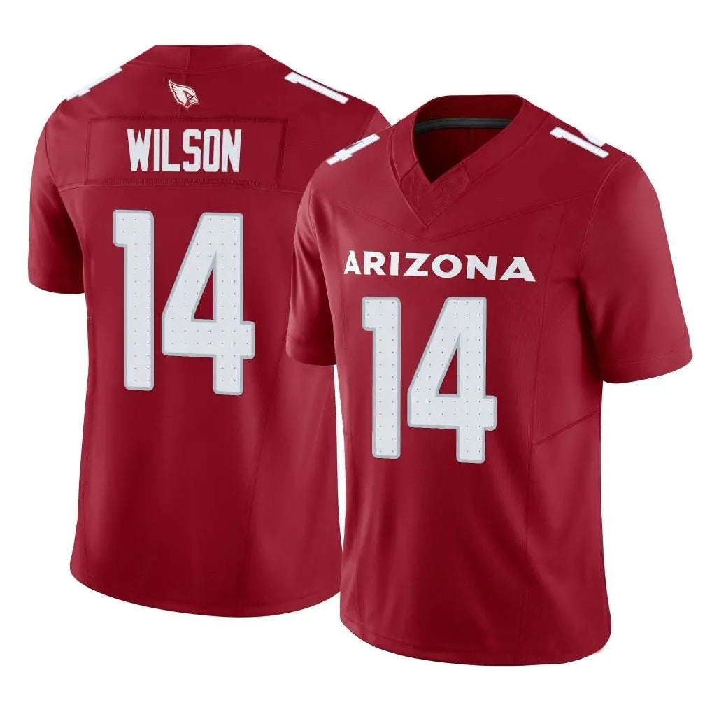 A.Cardinals #14 Michael Wilson Player Cardinal Vapor F.U.S.E. Limited Home Game Edoa Stitched Jerseys