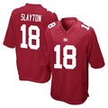 NY.Giants #18 Darius Slayton Player Red Home Game Edoa Stitched Jerseys