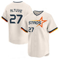 H.Astros #27 Jose Altuve Player Cream City Connect Limited Home Edoa Stitched Jerseys