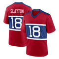 NY.Giants #18 Darius Slayton Player Red Century Home Game Edoa Stitched Jerseys