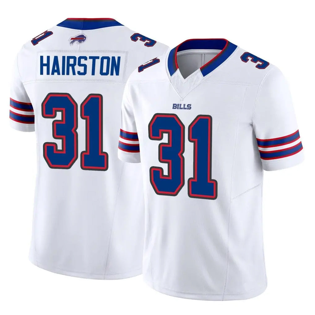 B.Bills #31 Maxwell Hairston Player White Vapor F.U.S.E. Limited Home Game Edoa Stitched Jerseys