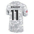 A.Falcons #11 Jalon Walker Player Arctic Camo Salute to Service Limited Edoa Stitched Jerseys