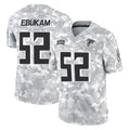 A.Falcons #52 Samson Ebukam Player Camo Salute to Service Limited Edoa Stitched Jerseys