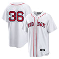 B.Red Sox #36 Triston Casas Player White Home Game Edoa Stitched Jerseys
